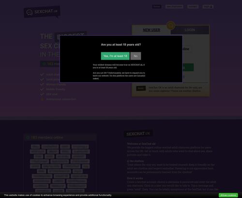 A Review Screenshot of Sexchat